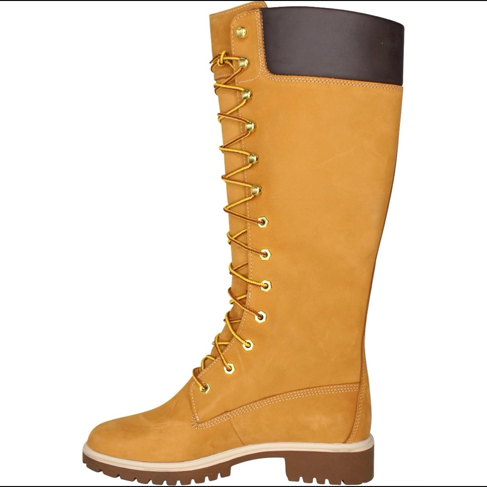 @jahcourtneyw : 💛NEW 14" Timberland™ Knee-High Boots Size 5.5💛 - Picture 2 of 14